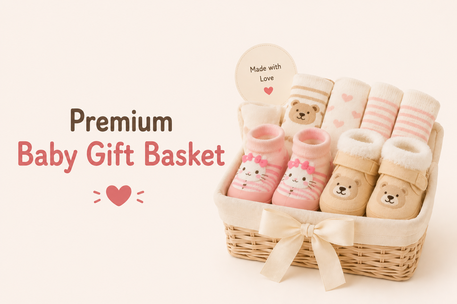 Premium Baby Gift Basket: The Perfect Newborn Gift from Lil Hugz
