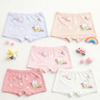 Berry Buddies Collection Kids Modal Underwear Strawberry Bunny Print Boxer Shorts for Girls