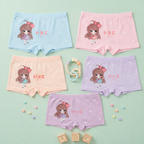 Lilhugz Princess Collection Kids Girls Underwear Premium Modal Fabric Boxer Shorts for Baby Kawaii Anime Character Print
