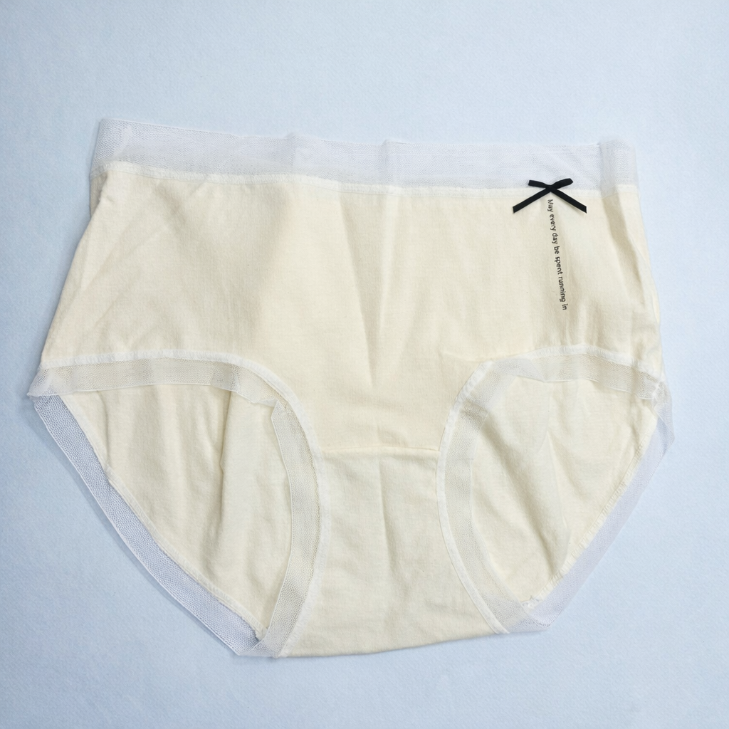 Girls Kids Cotton Underwear – Classic Ribbon Collection – Soft Breathable Children’s Briefs with Bow Design for Baby