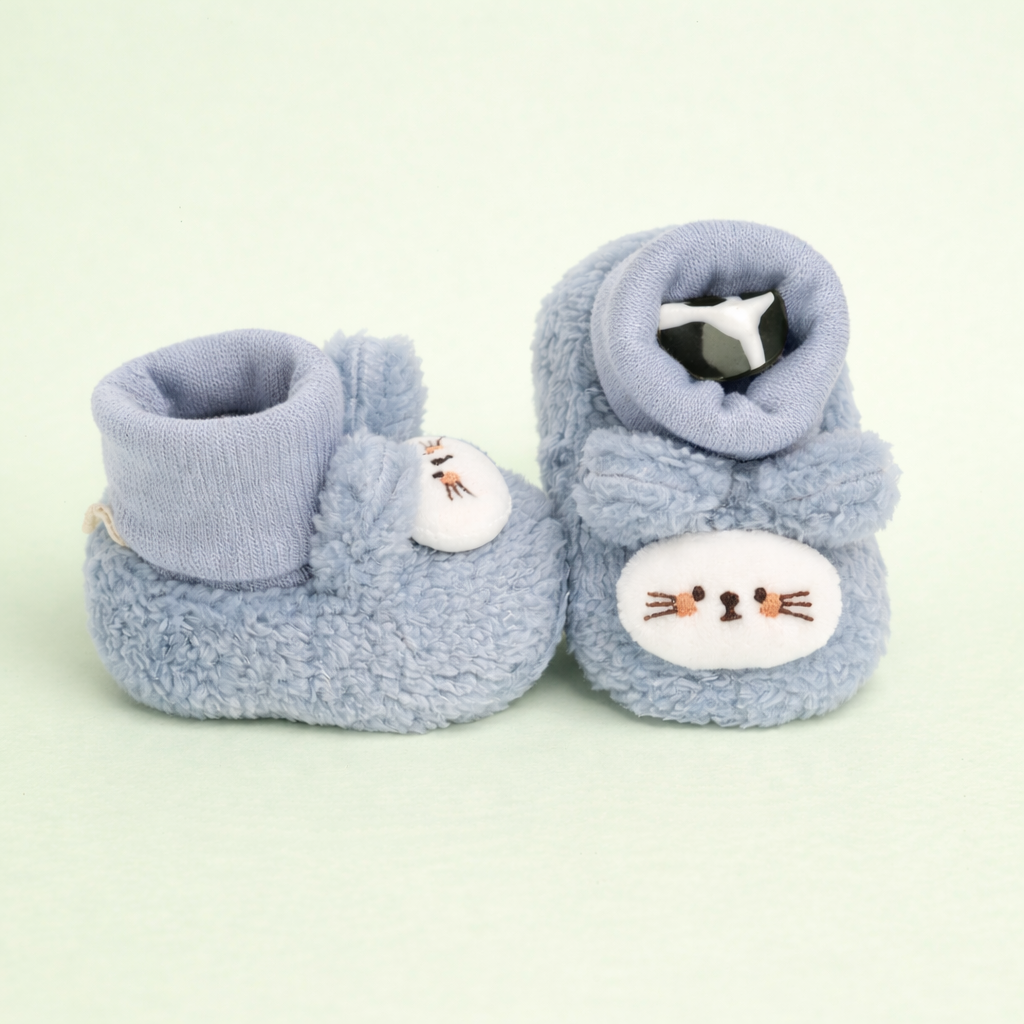 Little Luxe Warm Furry Collection—Premium Soft Sole Baby Shoes for Newborns and Infants