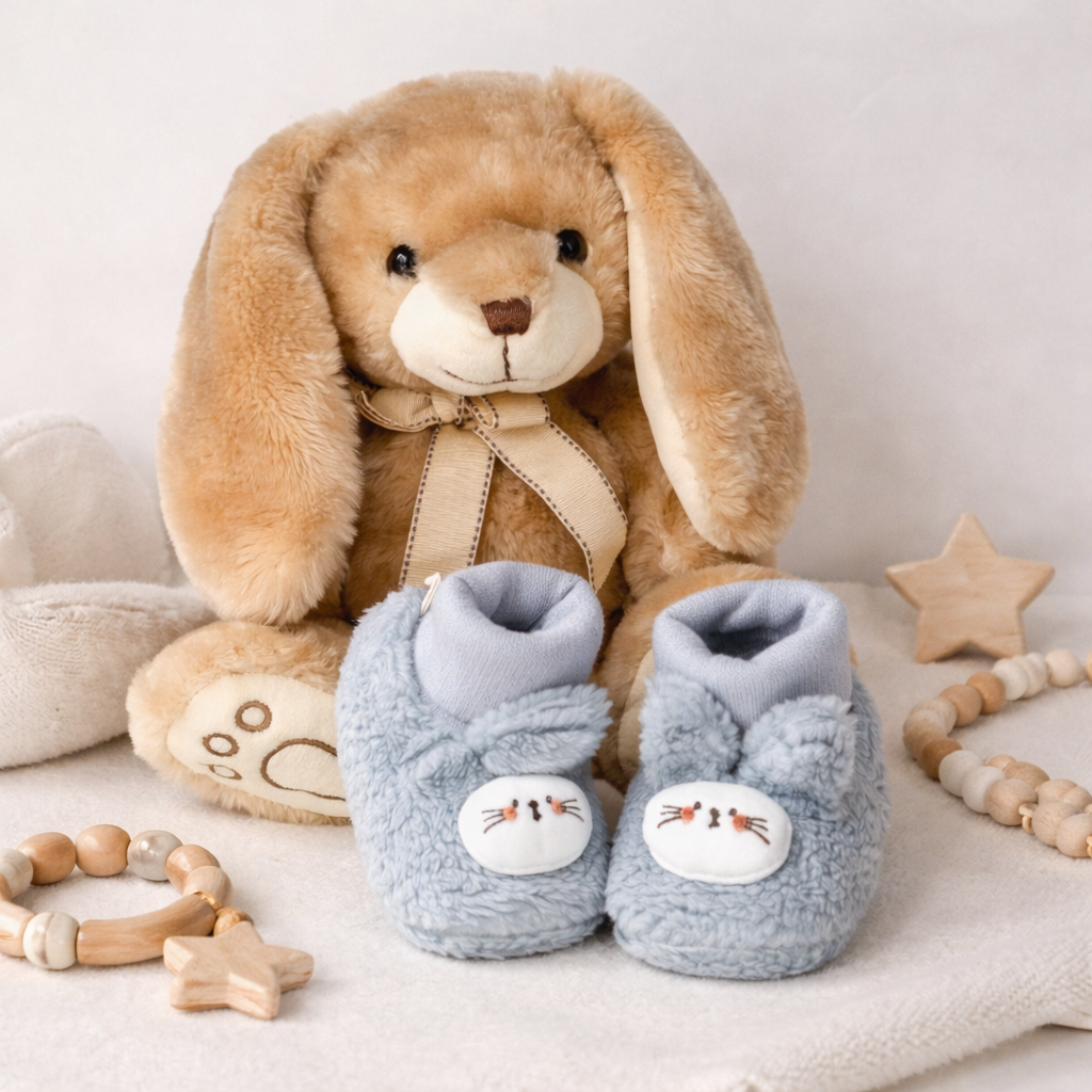 Little Luxe Warm Furry Collection—Premium Soft Sole Baby Shoes for Newborns and Infants