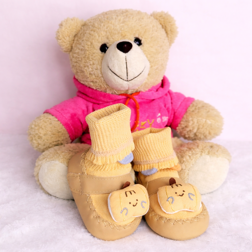 Little Steps 2-in-1 Essentials Collection Premium Baby Shoe and Sock Combo
