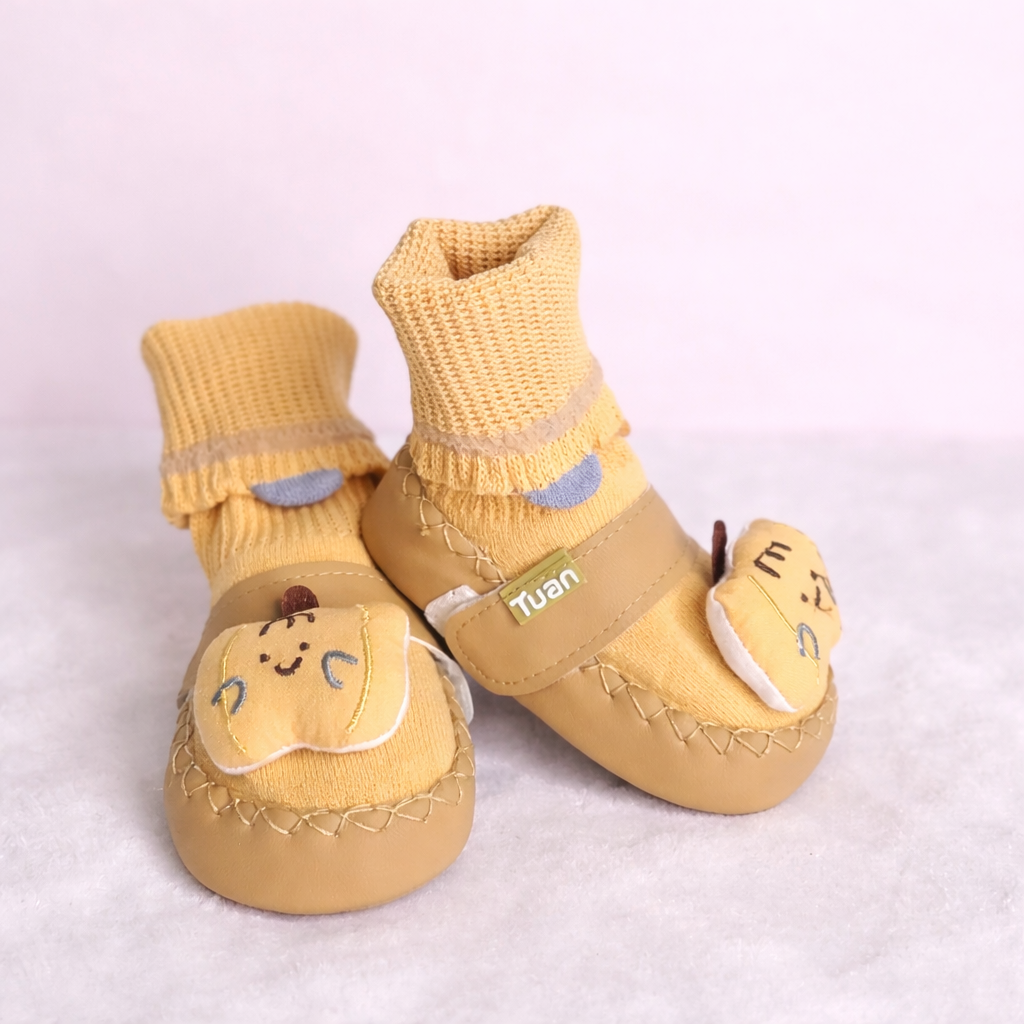 Little Steps 2-in-1 Essentials Collection Premium Baby Shoe and Sock Combo