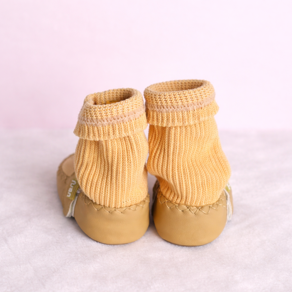 Little Steps 2-in-1 Essentials Collection Premium Baby Shoe and Sock Combo