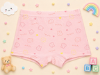Cake & Kitty Collection – Premium Cotton Girls Boxer Shorts – Soft Breathable Kids Underwear in Cute Cartoon Prints