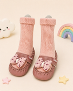 Little Steps 2-in-1 Essentials Collection Premium Baby Shoe and Sock Combo