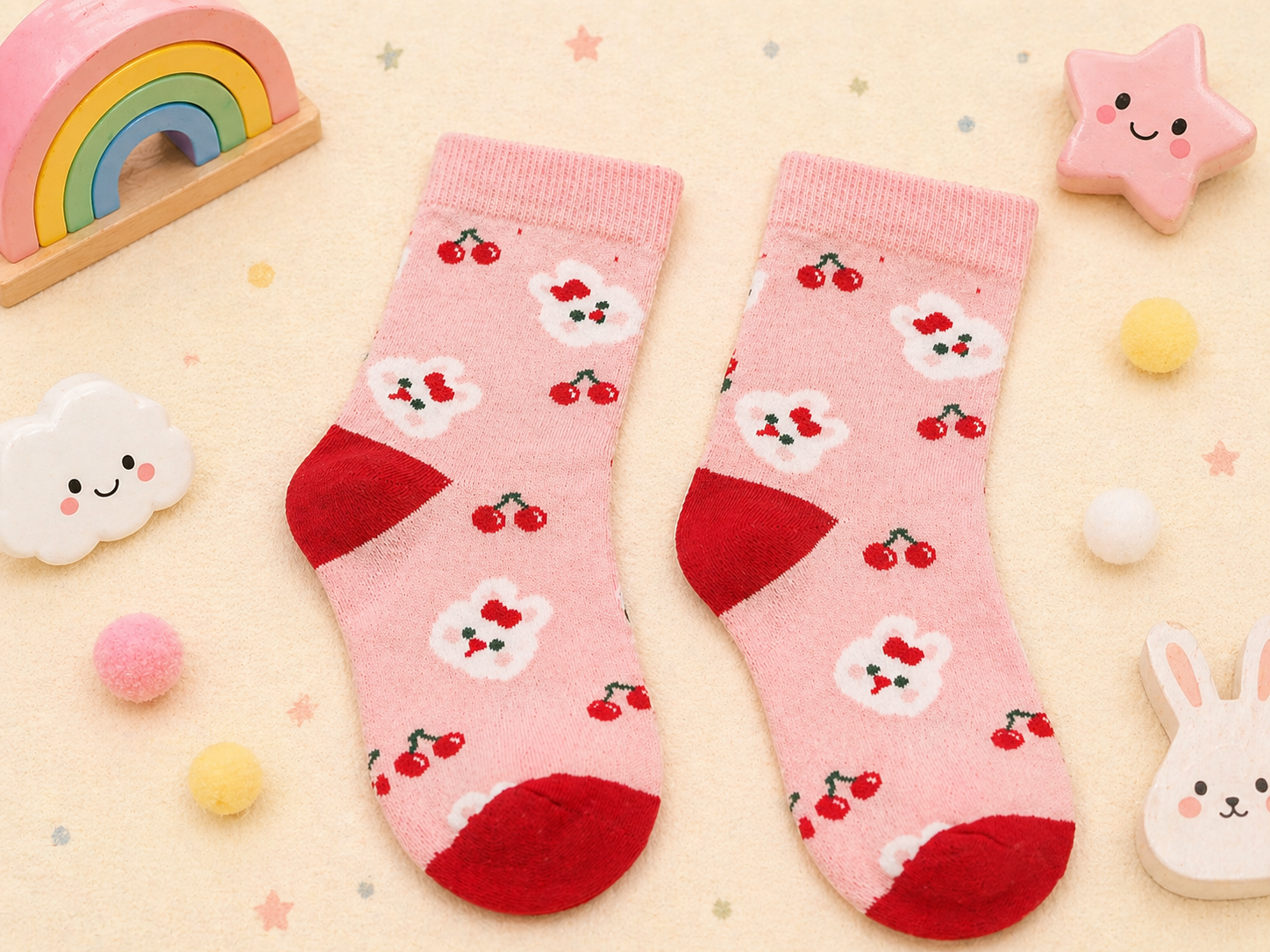 Fun and Playful Kids Crew Socks Collection Premium Cotton Socks with Trendy Designs
