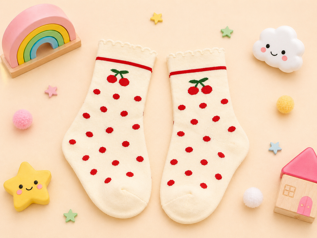 Fun and Playful Kids Crew Socks Collection Premium Cotton Socks with Trendy Designs