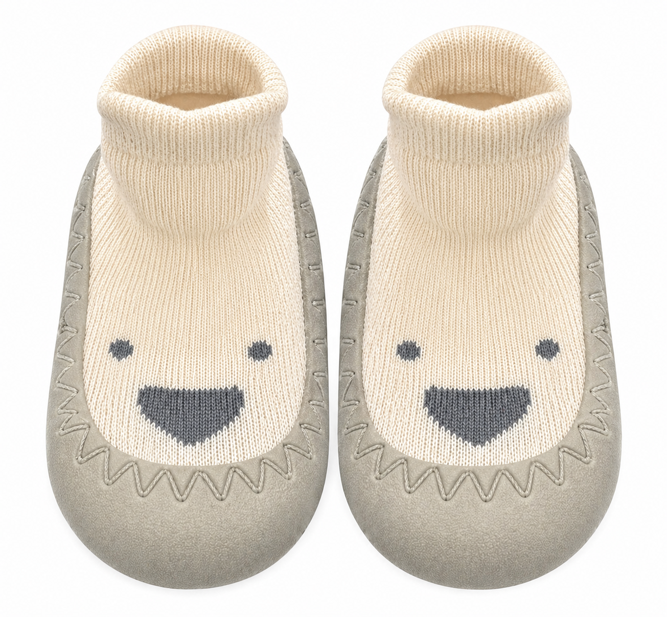 First Steps Collection | Baby Sock Shoes with Anti-Slip Sole | Soft Indoor Footwear for Newborns, Infants & Toddlers