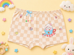 Berry Cup Collection– Girls Soft Breathable Shorts- Cute Dessert Cup Print Kids Innerwear Pack