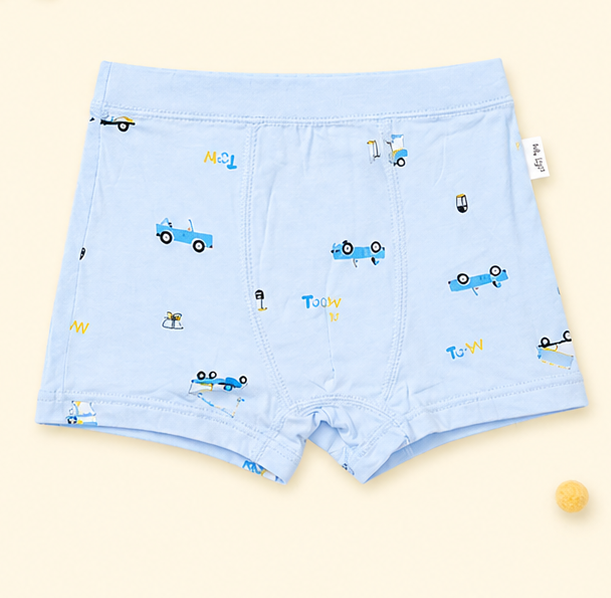 Builder Buddies Collection – Premium Viscose Boys Boxer Shorts – Soft Breathable Kids Underwear with Construction Prints