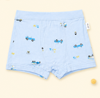 Builder Buddies Collection – Premium Viscose Boys Boxer Shorts – Soft Breathable Kids Underwear with Construction Prints