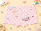 Berry Cup Collection– Girls Soft Breathable Shorts- Cute Dessert Cup Print Kids Innerwear Pack