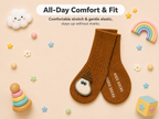 Baby Crew Socks – 3D Character Cuffs | Pack of 2 | 0-18 Months
