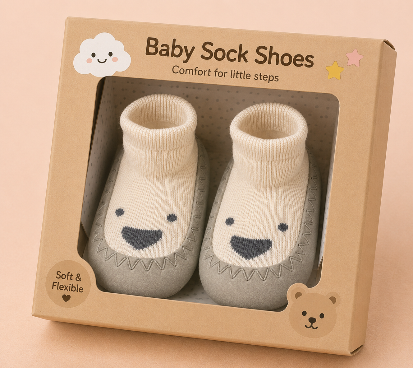Baby Sock Shoes – First Steps