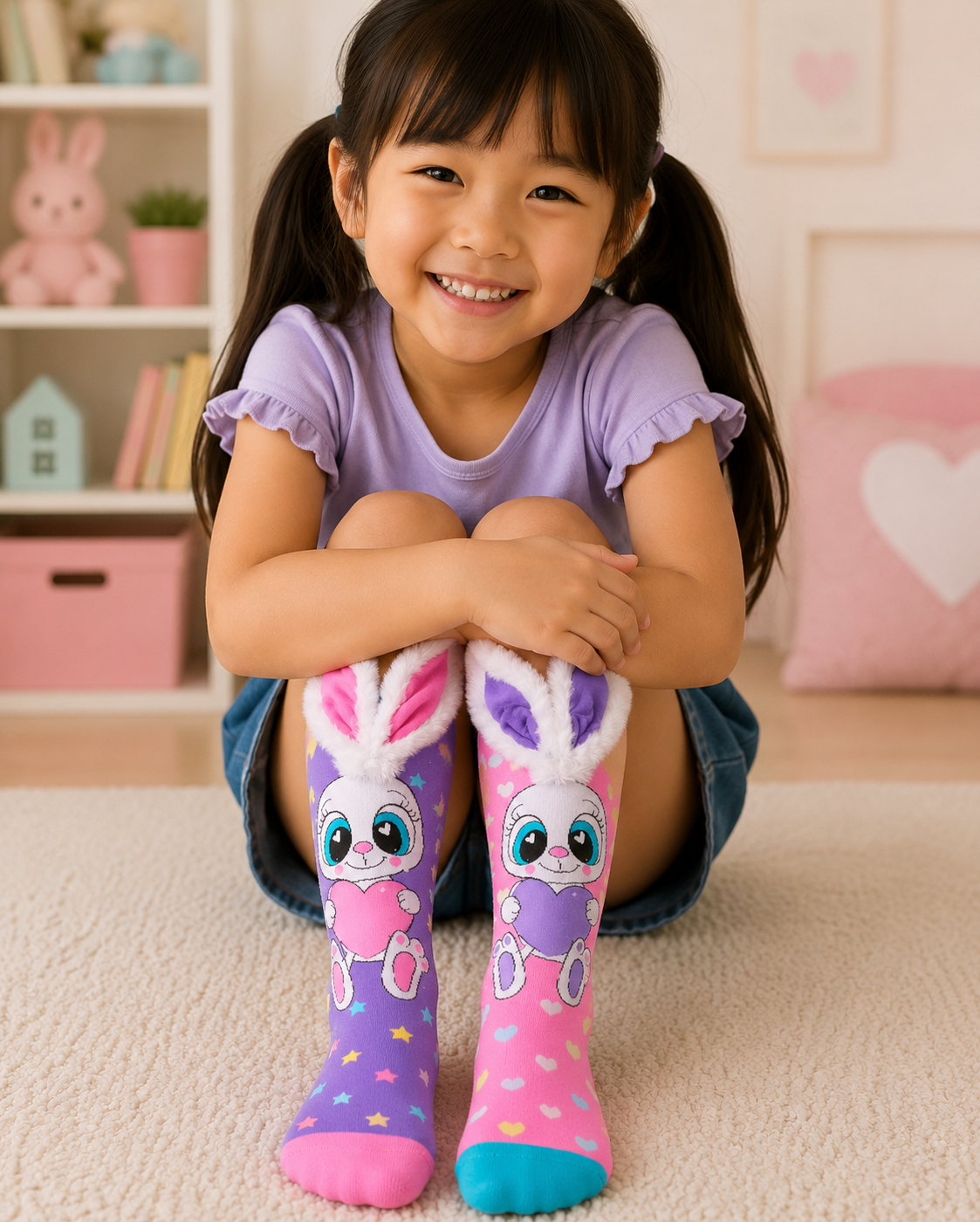 Kids Knee High Socks – 3D Whimsical