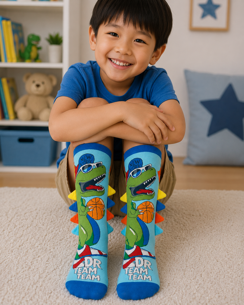 Kids Knee High Socks – 3D Whimsical