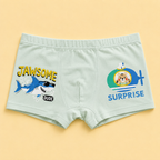 Boys Ocean Heroes Jawsome Boxer Shorts – Shark Print | Pack of 3 & 5
