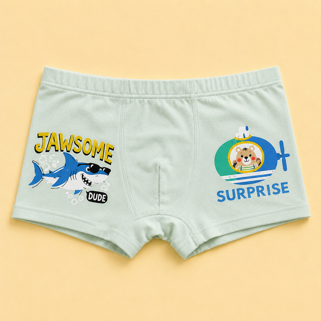 Boys Ocean Heroes Jawsome Boxer Shorts – Shark Print | Pack of 3 & 5