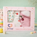Lilhugz Cherry Blossom– Soft Breathable Cherry Floral Gingham Print Girls Cotton Underwear