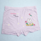 Berry Buddies Collection Kids Modal Underwear Strawberry Bunny Print Boxer Shorts for Girls