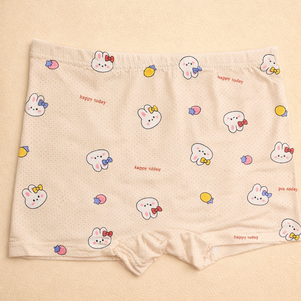 Bunny Buddies Premium Kids Underwear with Anti-Bacterial Protection Girls Boxer Shorts Soft Viscose Fabric – Children’s Inner