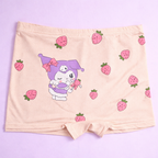 Berry Melody Collection – Kids Premium Modal Underwear Kawaii Character Strawberry Print Boxer Shorts for Boys & Girls
