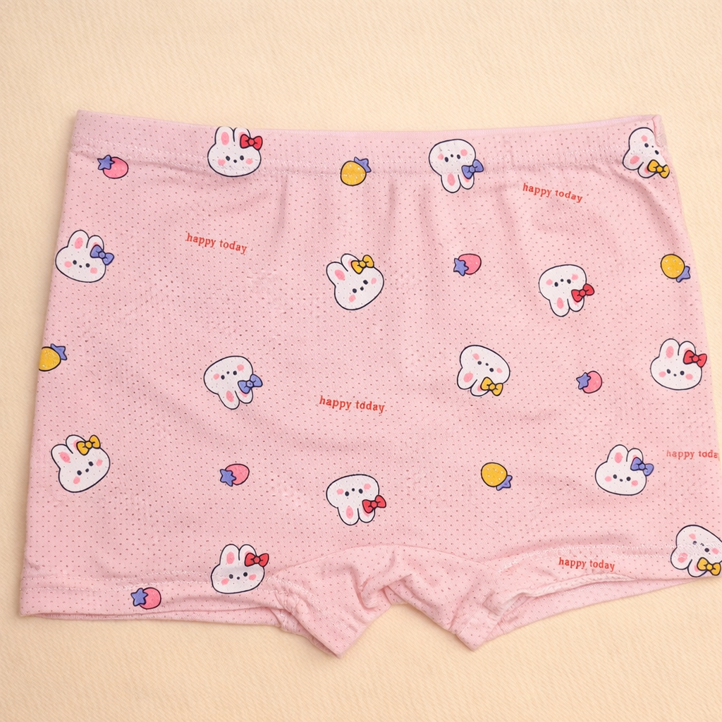 Bunny Buddies Premium Kids Underwear with Anti-Bacterial Protection Girls Boxer Shorts Soft Viscose Fabric – Children’s Inner
