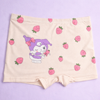 Berry Melody Collection – Kids Premium Modal Underwear Kawaii Character Strawberry Print Boxer Shorts for Boys & Girls