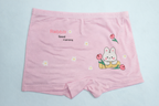 Berry Buddies Collection Kids Modal Underwear Strawberry Bunny Print Boxer Shorts for Girls