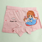 Kawaii Girl Collection – Girls Hybrid Cotton Underwear – Adorable Anime Character Print Briefs