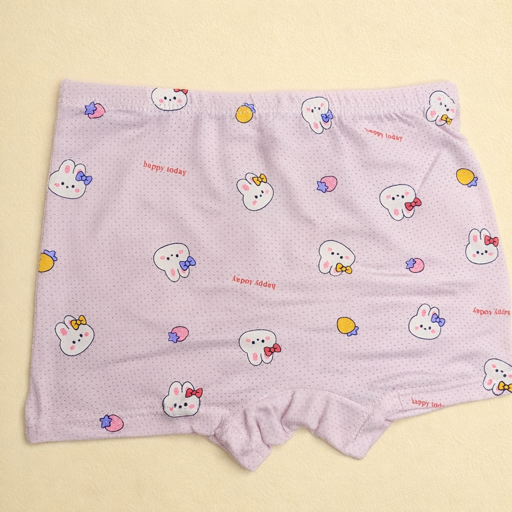 Bunny Buddies Premium Kids Underwear with Anti-Bacterial Protection Girls Boxer Shorts Soft Viscose Fabric – Children’s Inner
