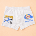 Ocean Heroes Collection – Premium Cotton Boys Boxer Shorts – Soft Breathable Kids Underwear with Shark Prints