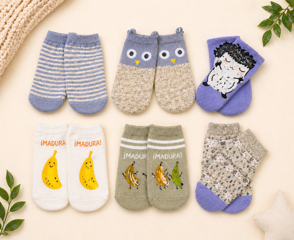 Tiny Toes Adventure Collection— Premium Comfort Socks for Toddlers