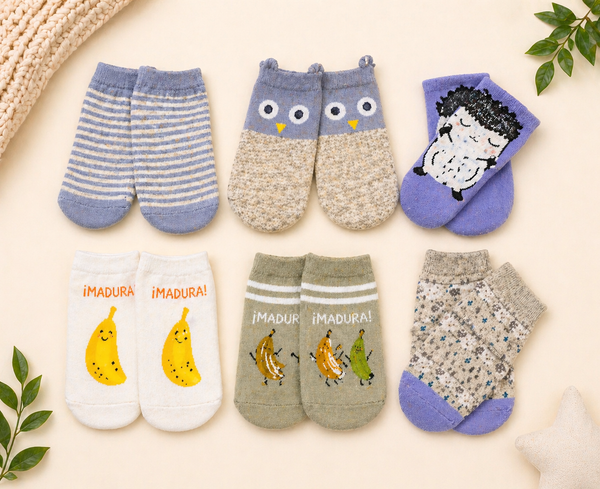 Tiny Toes Adventure Collection— Premium Comfort Socks for Toddlers