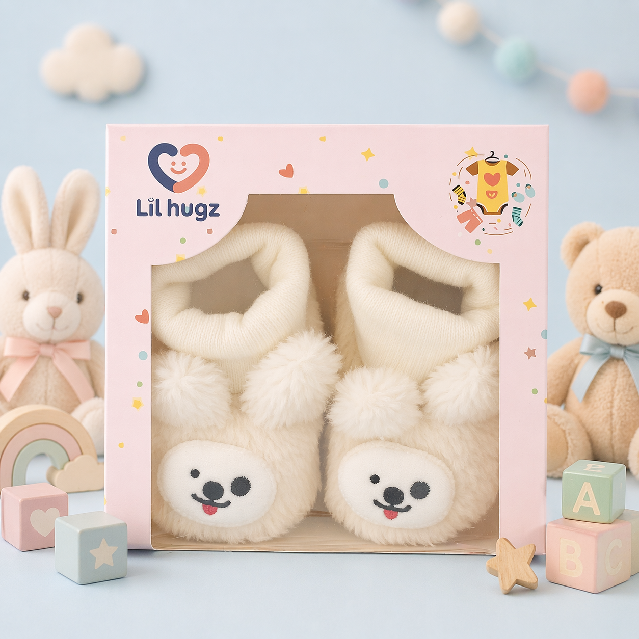 Little Luxe Warm Furry Collection—Premium Soft Sole Baby Shoes for Newborns and Infants