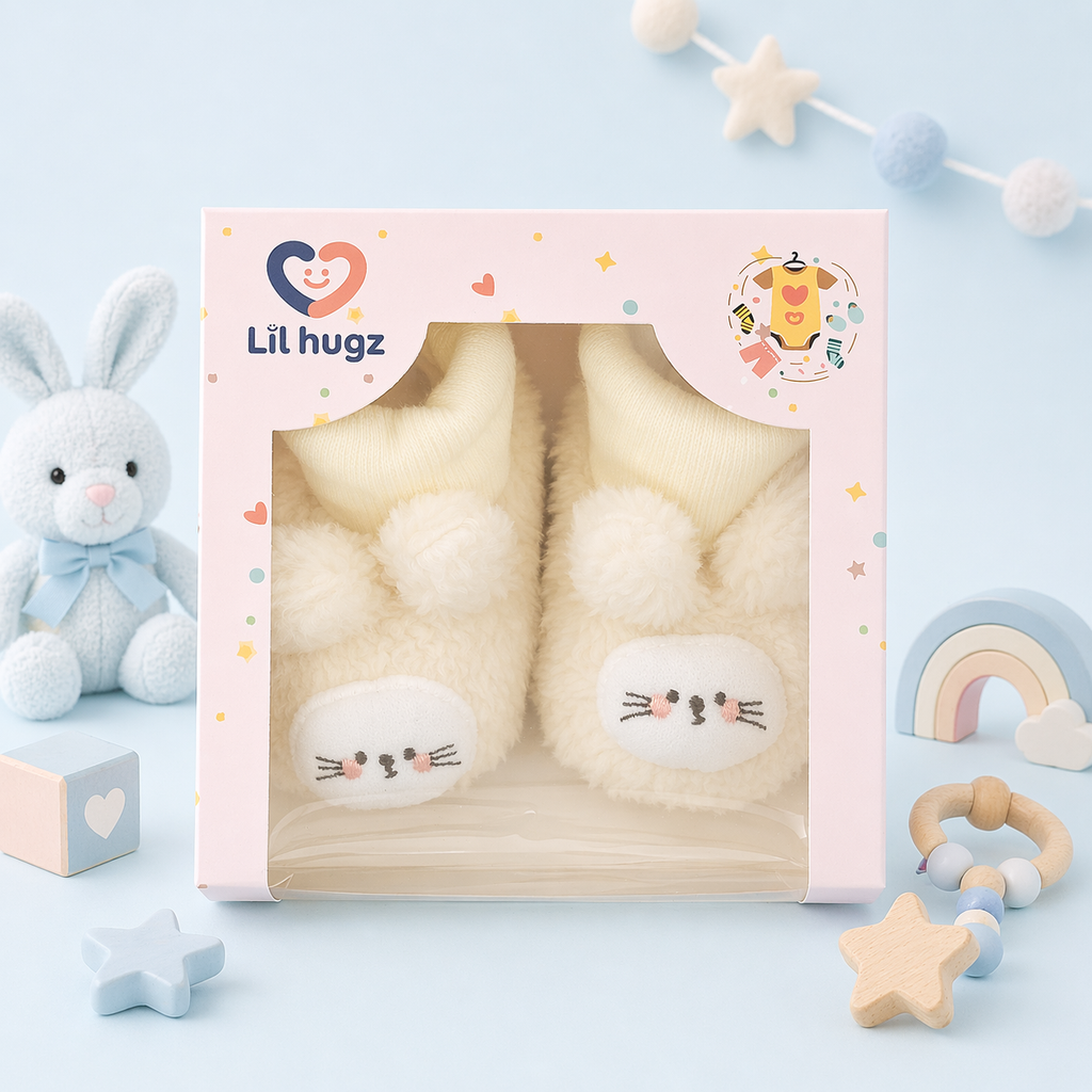 Little Luxe Warm Furry Collection—Premium Soft Sole Baby Shoes for Newborns and Infants