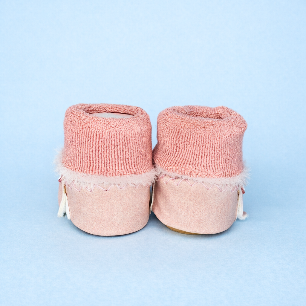 Warm Furry Baby Boots Collection Premium Soft Sole Velcro Boots for Newborns and Infants