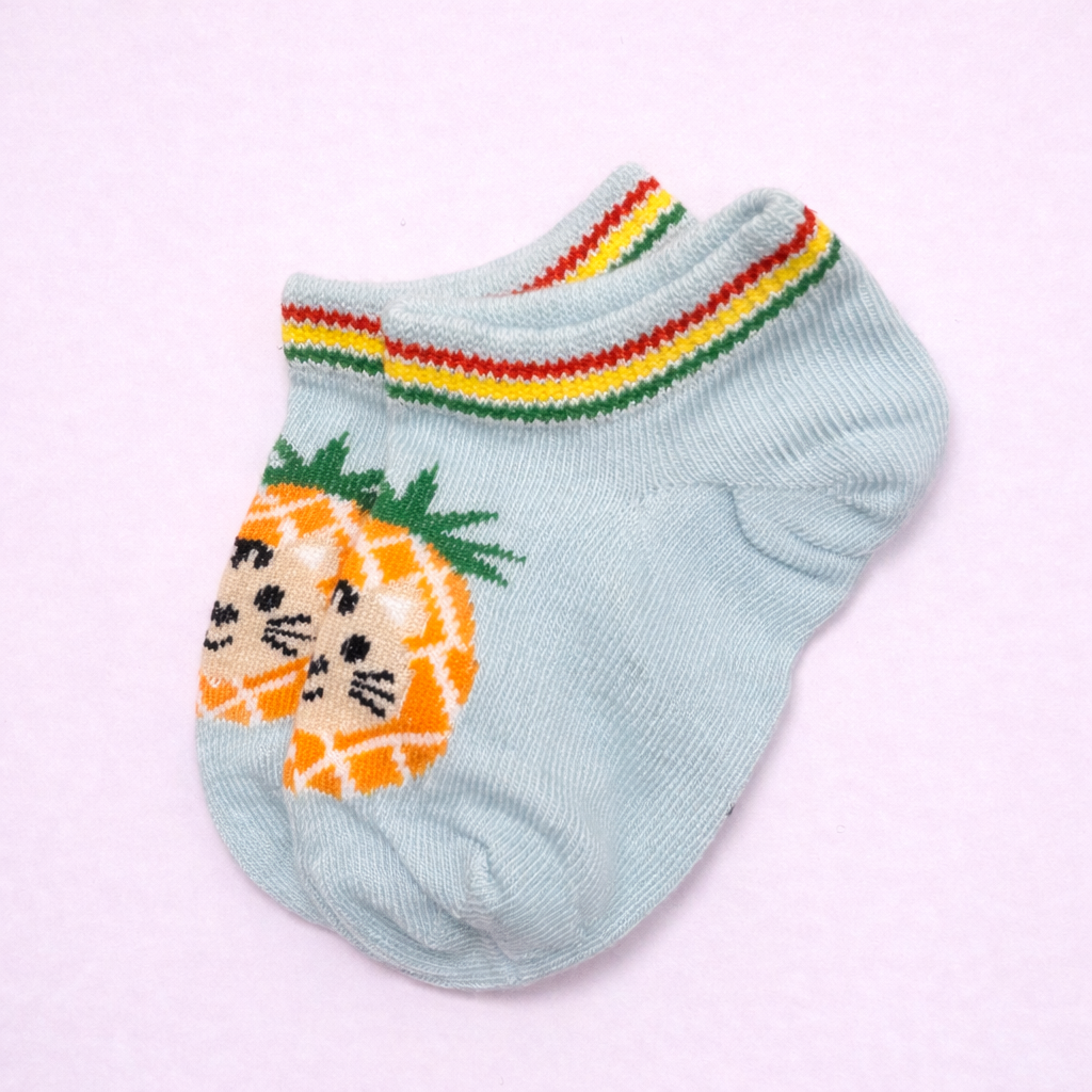 Little Critters Animal Character Socks for Kids— Premium Ankle Socks with Striped Cuffs