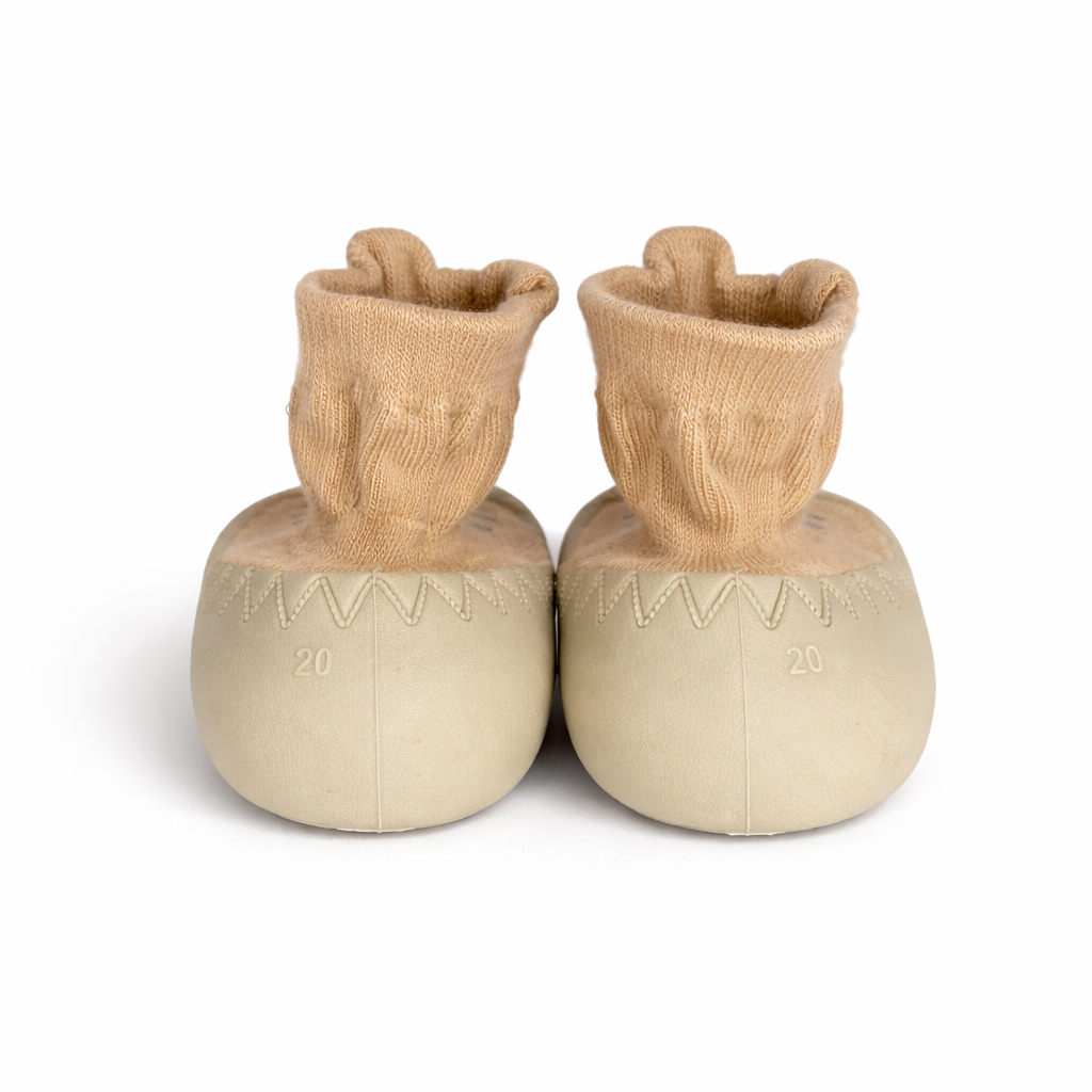 First Steps Collection | Baby Sock Shoes with Anti-Slip Sole | Soft Indoor Footwear for Newborns, Infants & Toddlers