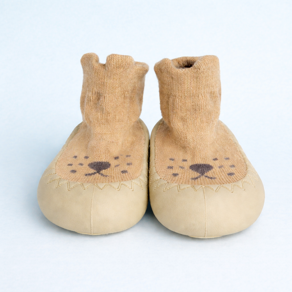 First Steps Collection | Baby Sock Shoes with Anti-Slip Sole | Soft Indoor Footwear for Newborns, Infants & Toddlers