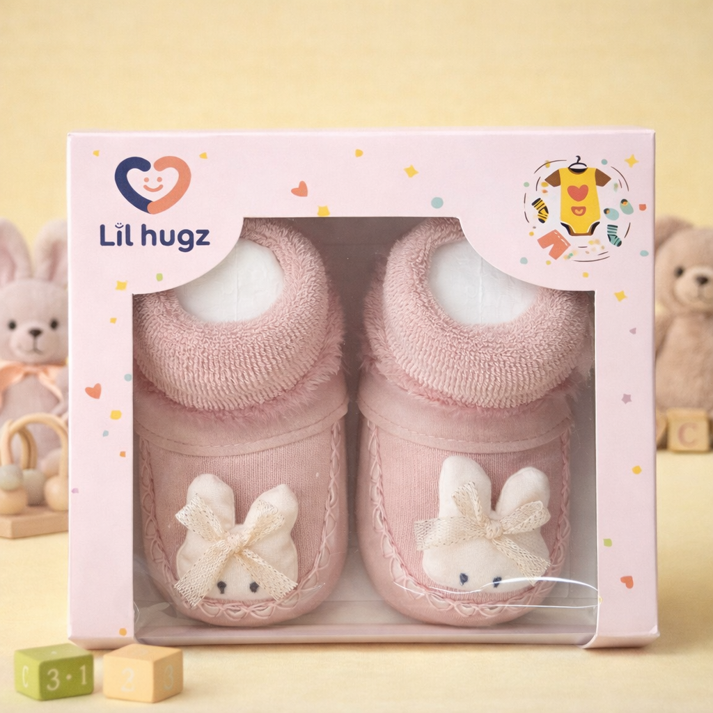 Warm Furry Baby Boots Collection Premium Soft Sole Velcro Boots for Newborns and Infants