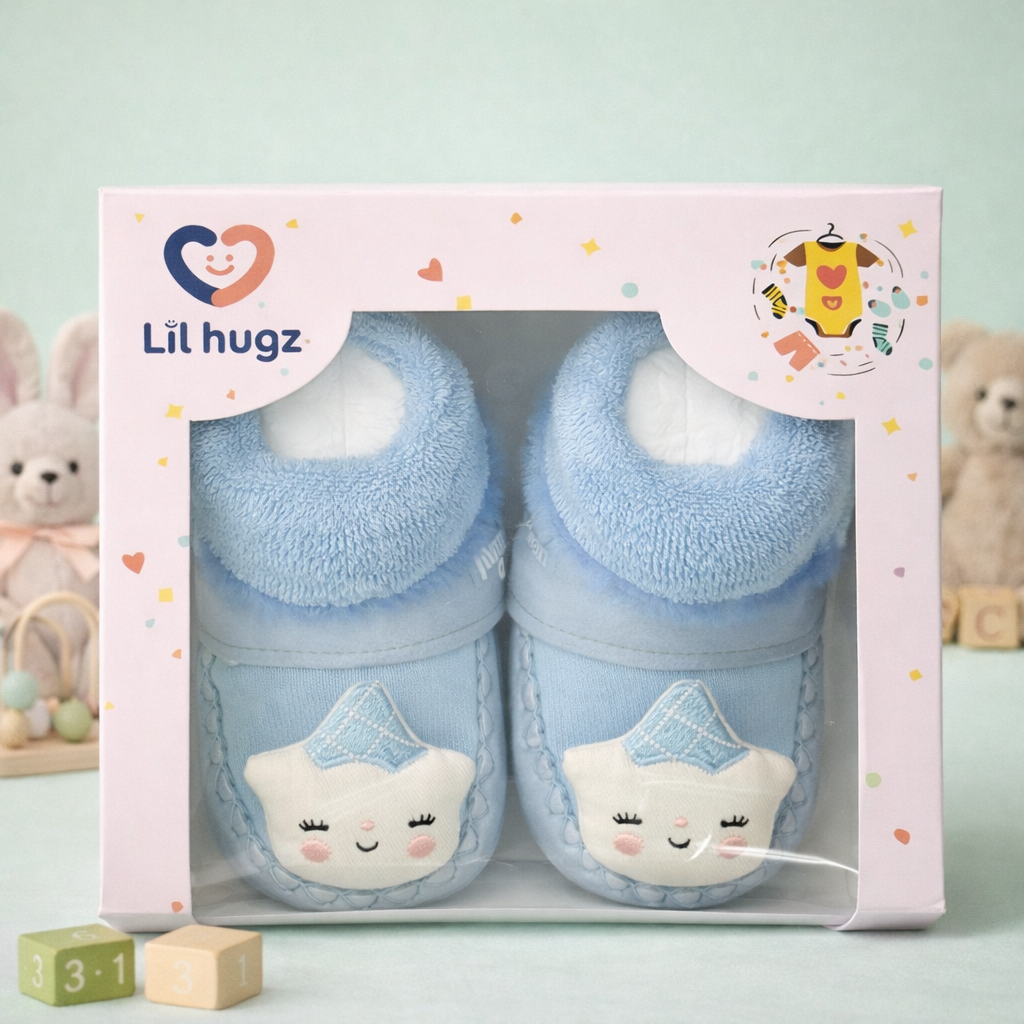 Warm Furry Baby Boots Collection Premium Soft Sole Velcro Boots for Newborns and Infants