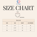 Lilhugz Cherry Blossom– Soft Breathable Cherry Floral Gingham Print Girls Cotton Underwear