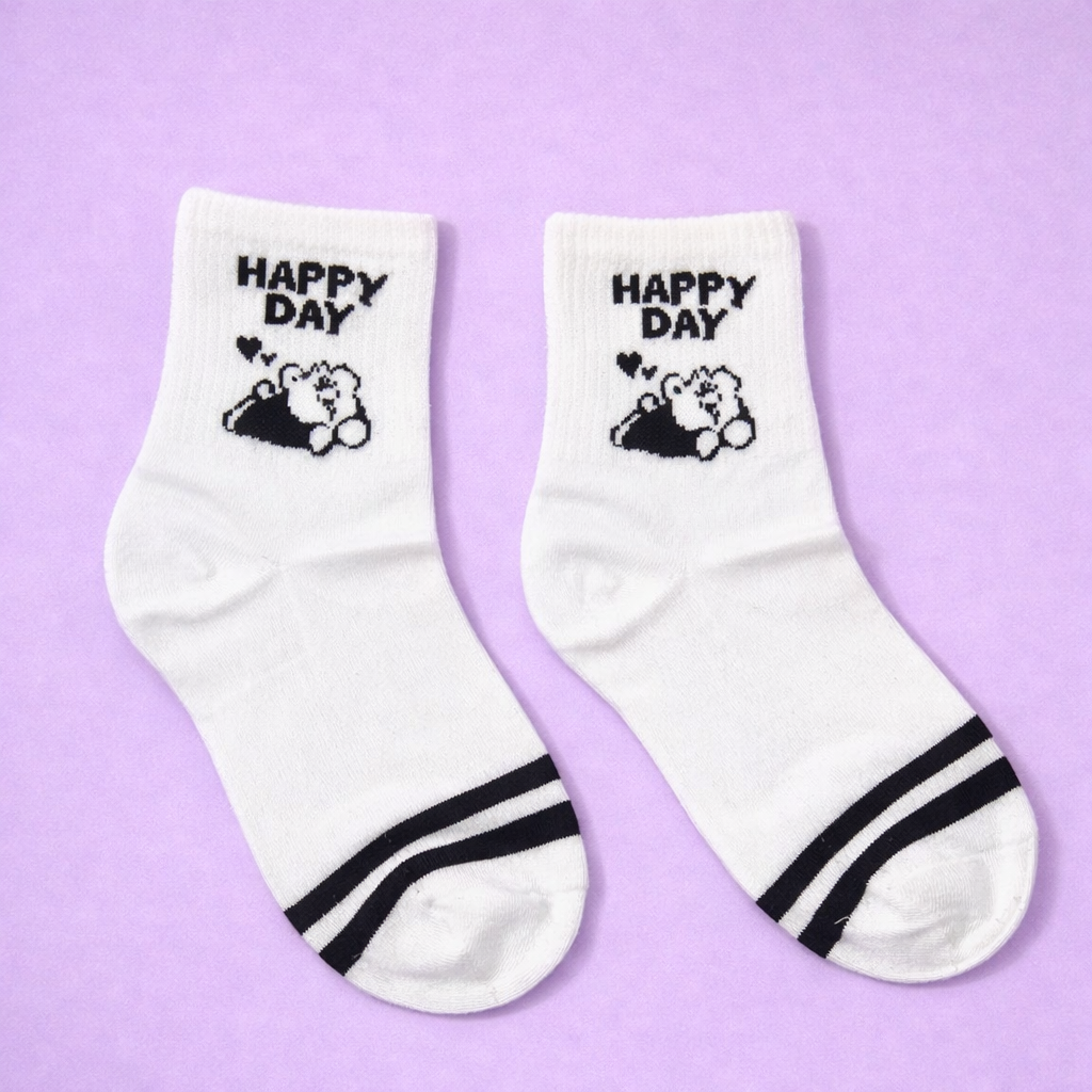 Fun and Playful Kids Crew Socks Collection Premium Cotton Socks with Trendy Designs