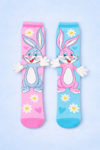 Whimsical Wonders 3D Fashion Socks Premium Knee-High Socks with Plush 3D Features