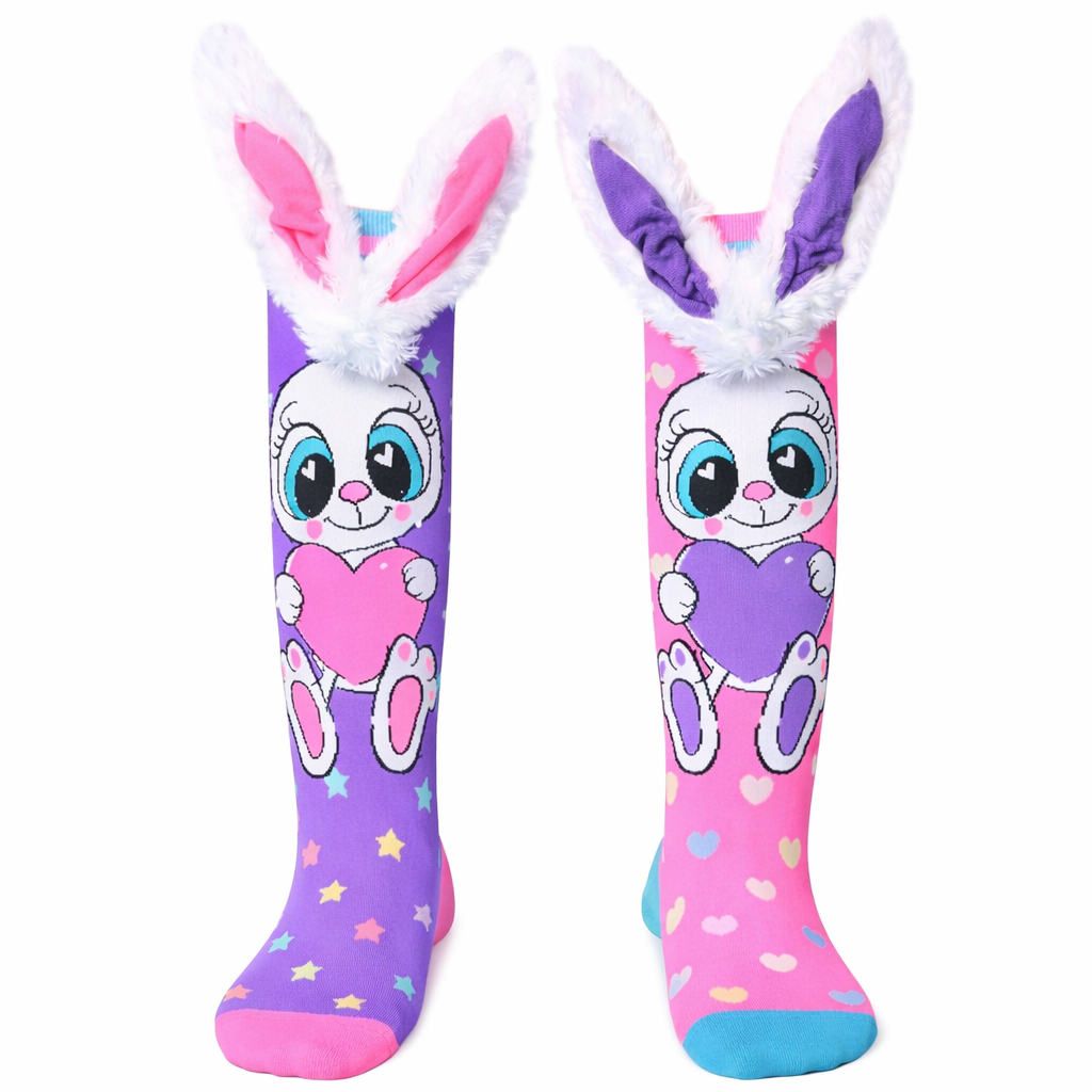 Whimsical Wonders 3D Fashion Socks Premium Knee-High Socks with Plush 3D Features