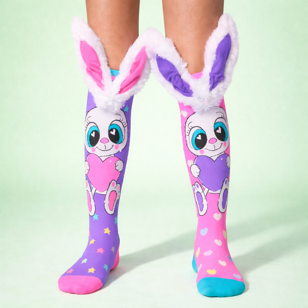 Whimsical Wonders 3D Fashion Socks Premium Knee-High Socks with Plush 3D Features