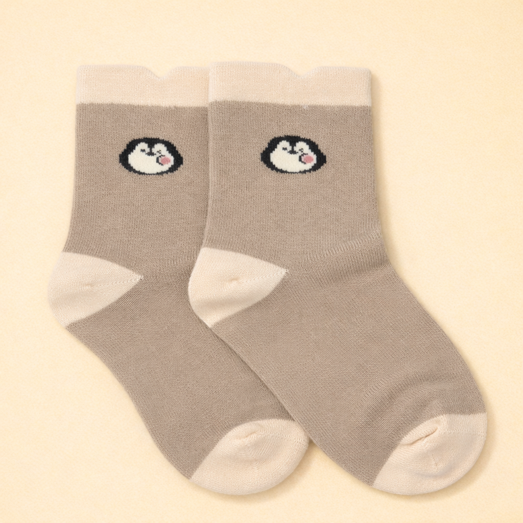 Happy Days Kids Crew Socks Collection Premium Cotton Socks with Adorable Embroidery
